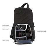 Sling Camera Bag Backpack for Travel Photography 9.06*5.51*14.57 inches